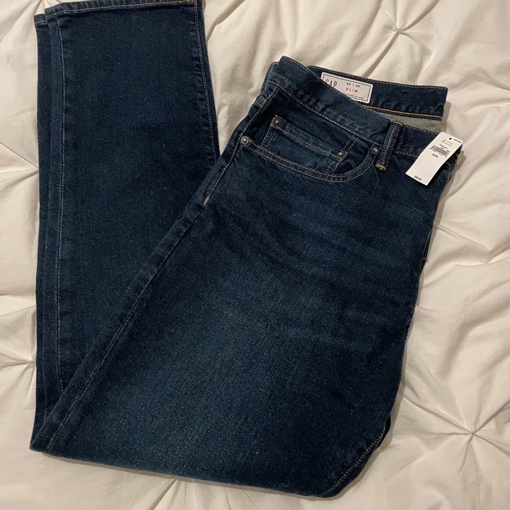 GAP slim jeans 33x30